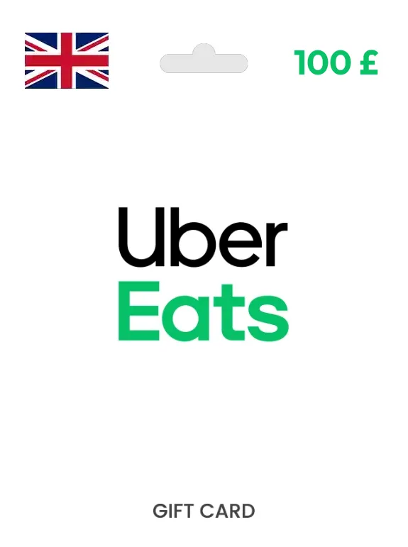 Uber Eats Gift Card 100 GBP UNITED KINGDOM