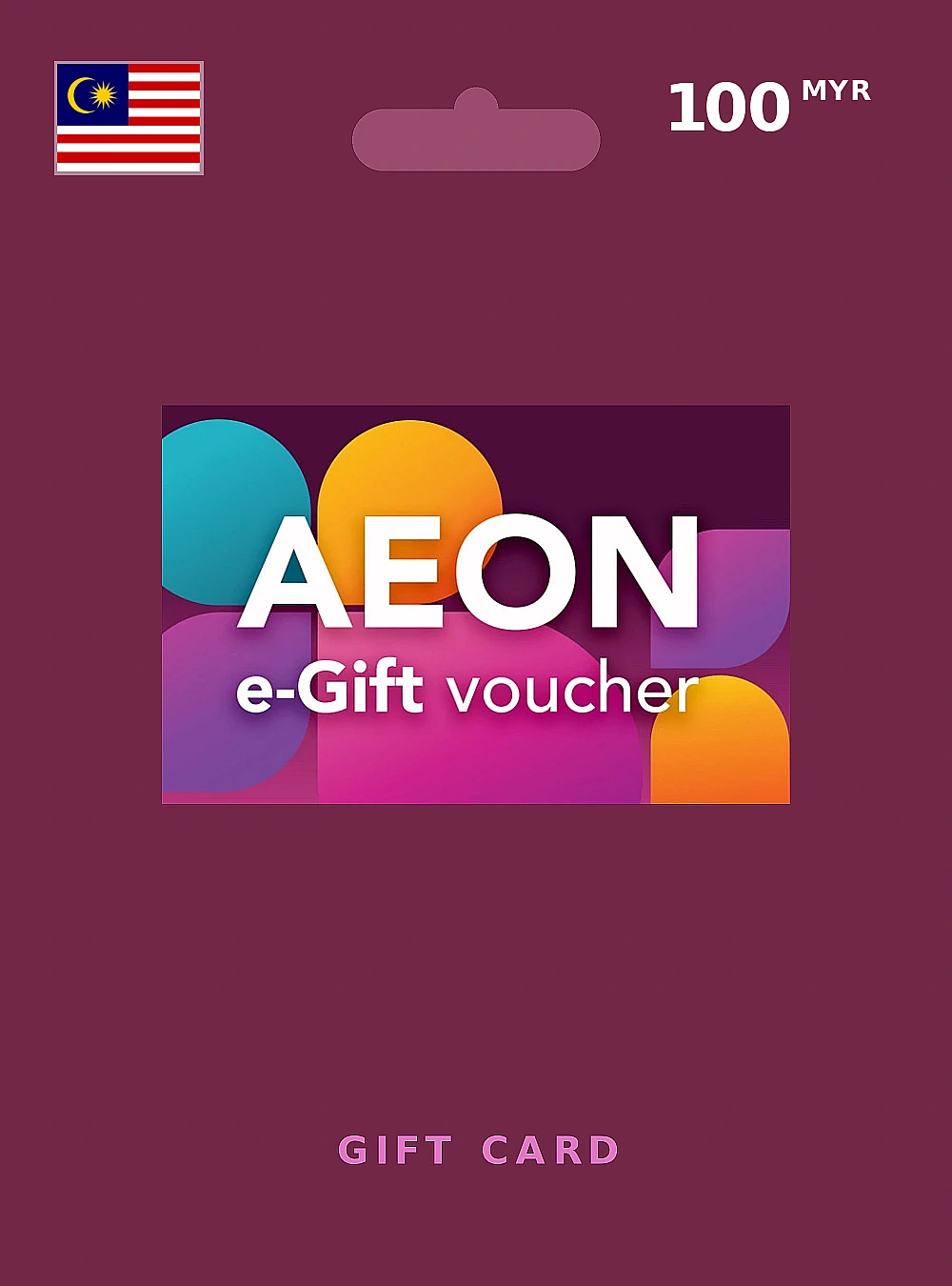 AEON Gift Card 100 MYR MALAYSIA