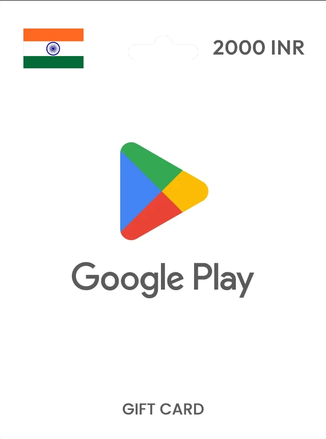 Google Play INDIA 2000 INR