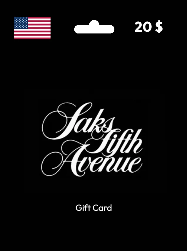 Saks Fifth Avenue Gift Card 20 USD UNITED STATES