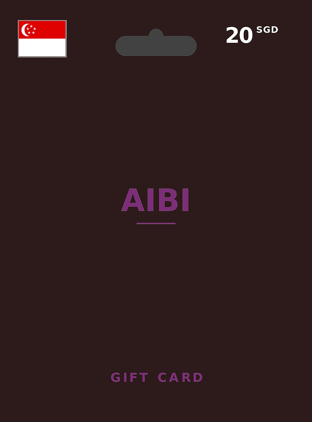 AIBI Gift Card 20 SGD SINGAPORE