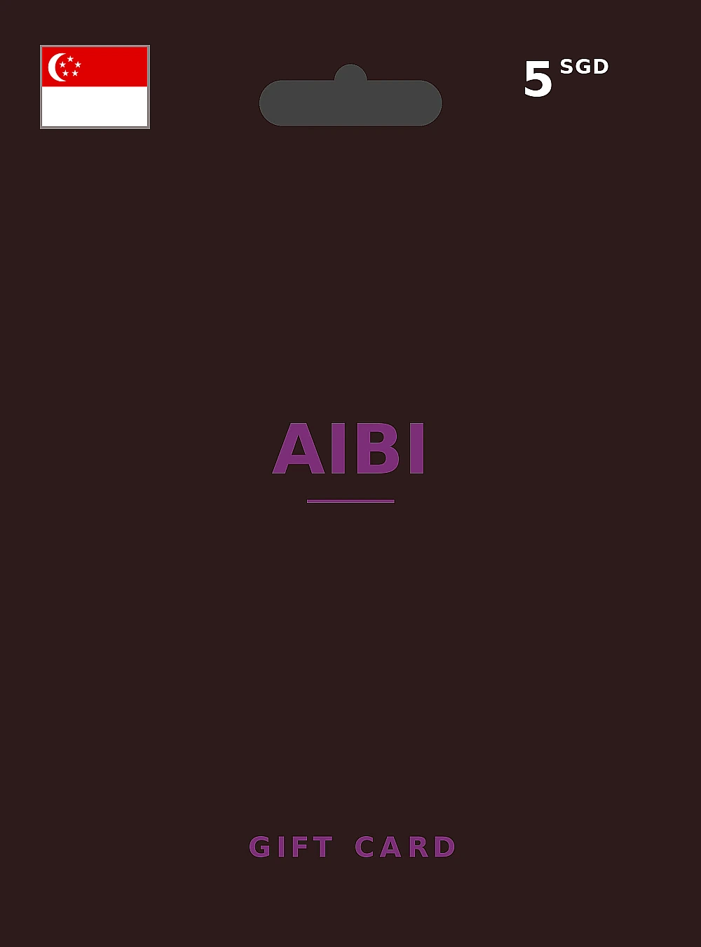 AIBI Gift Card 5 SGD SINGAPORE