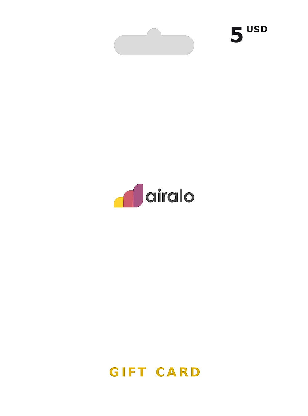 Airalo eSIM Global Gift Card 5 USD GLOBAL