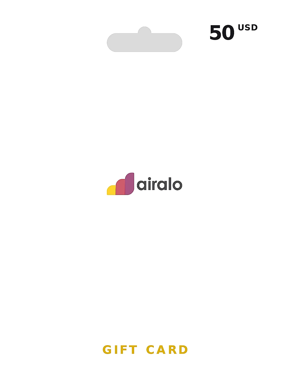 Airalo eSIM Global Gift Card 50 USD GLOBAL