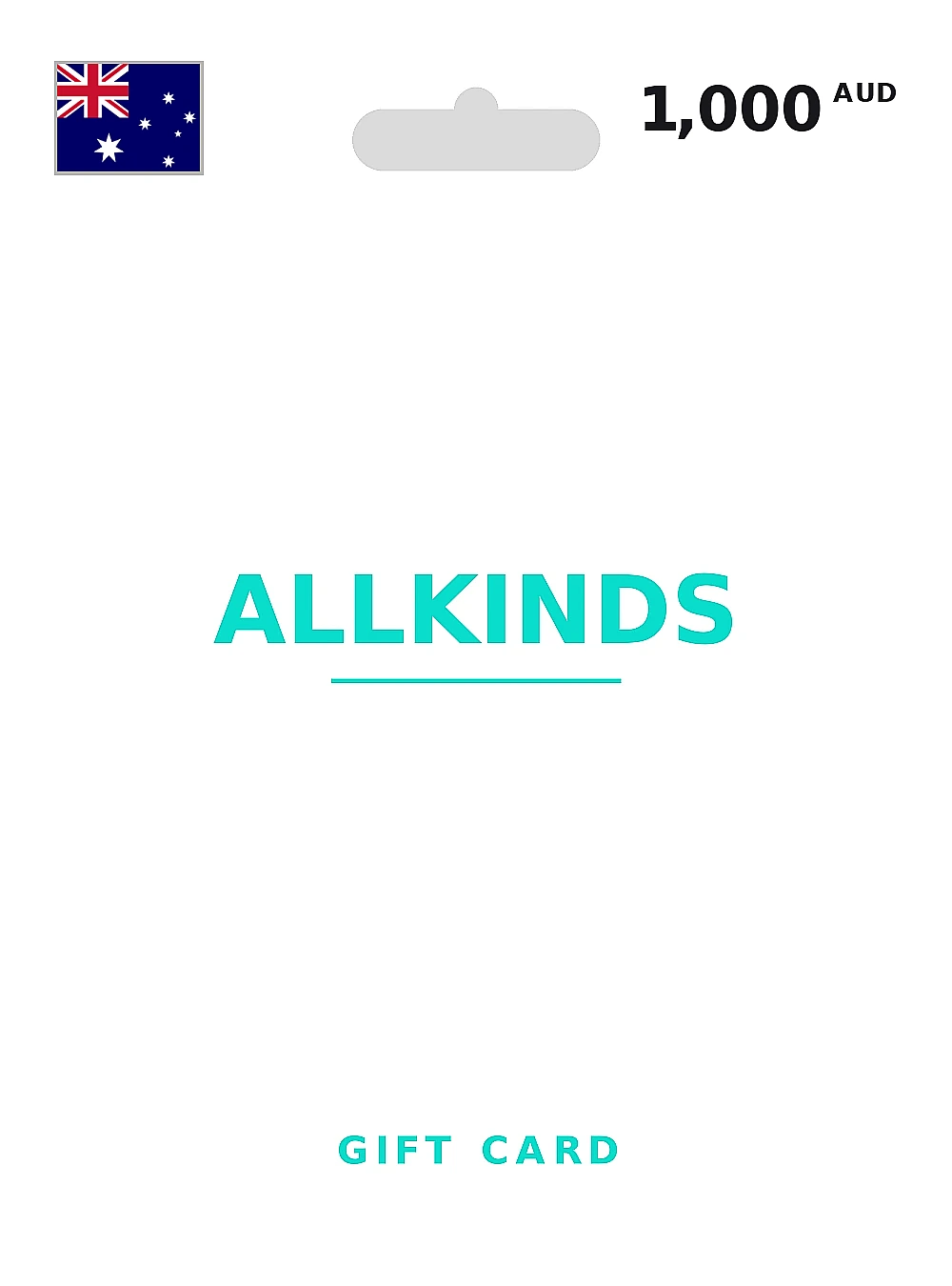 Allkinds Gift Card 1000 AUD AUSTRALIA