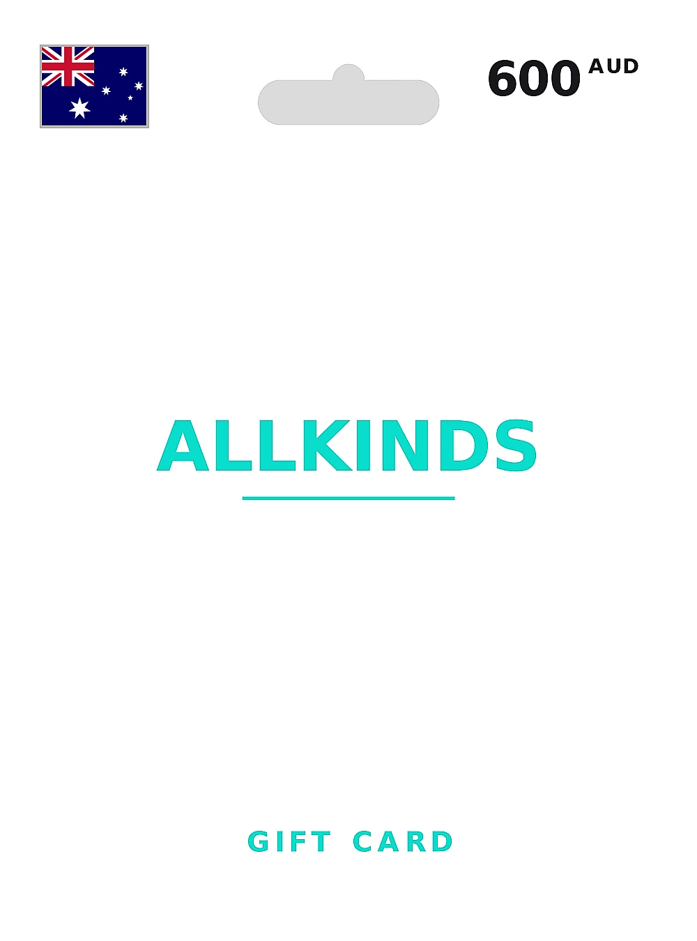 Allkinds Gift Card 600 AUD AUSTRALIA