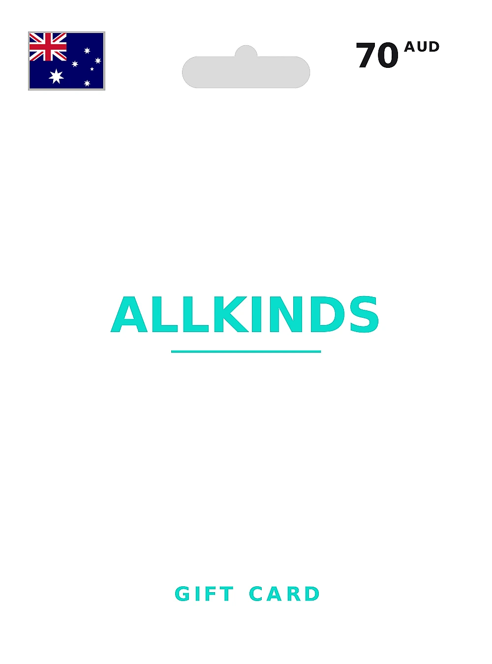 Allkinds Gift Card 70 AUD AUSTRALIA