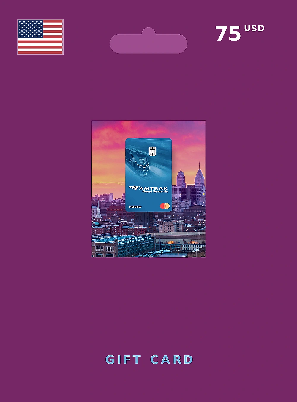 Amtrak Gift Card 75 USD UNITED STATES