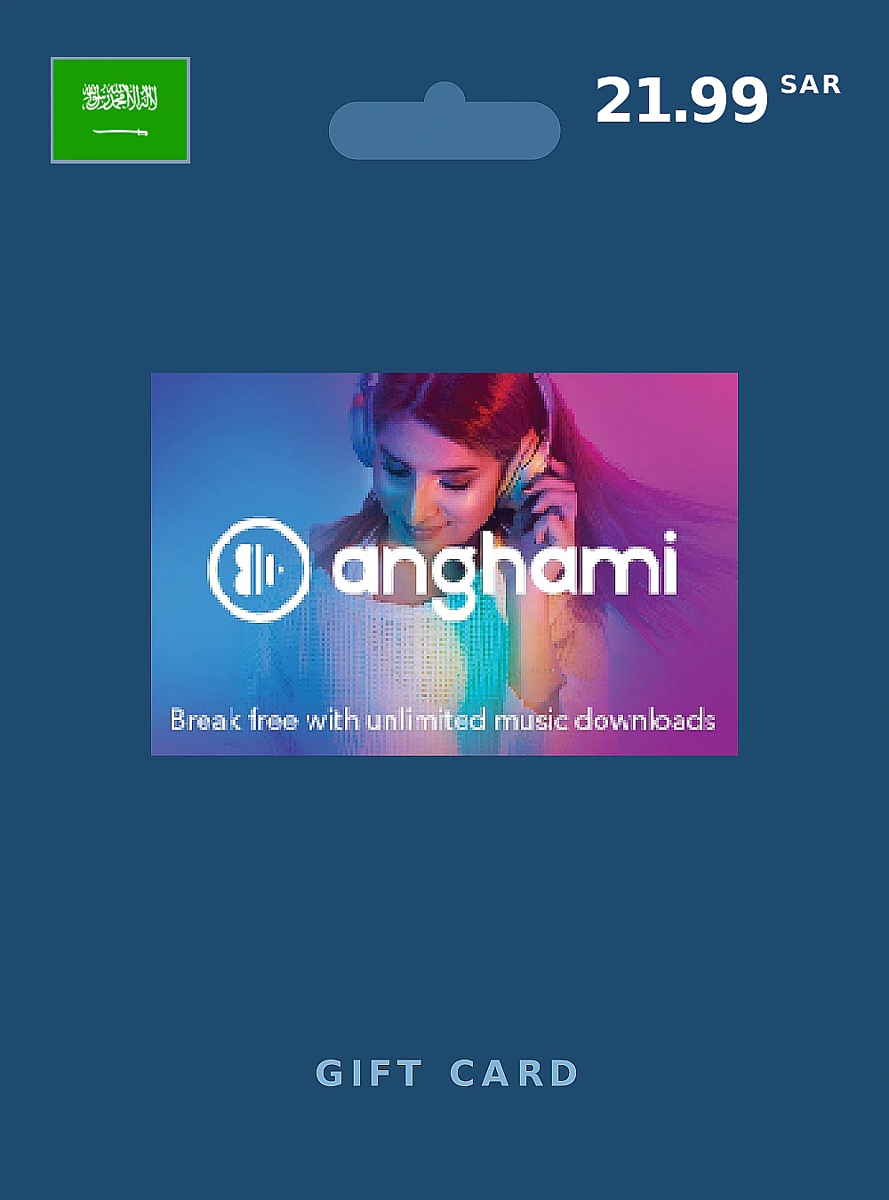 Anghami Gift Card 21 SAR SAUDI ARABIA