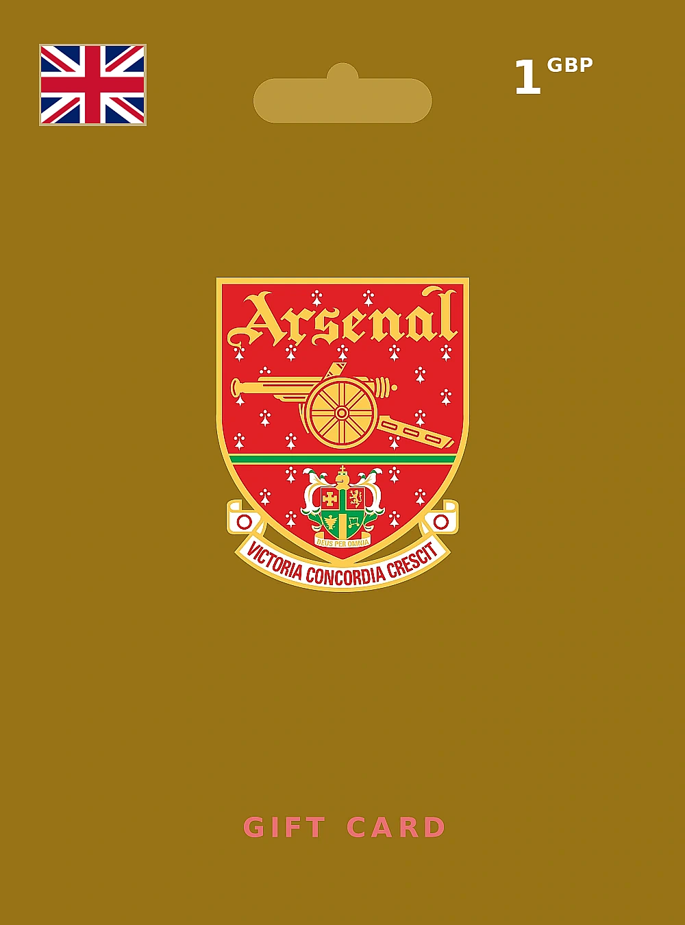Arsenal FC Gift Card 1 GBP UNITED KINGDOM