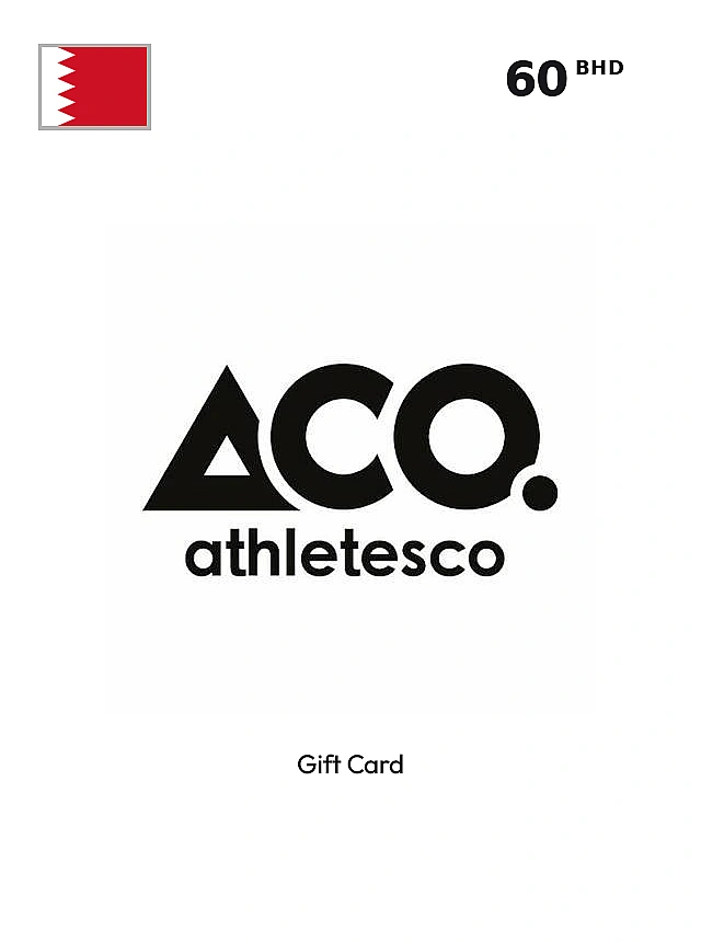 ATHLETE'S CO Gift Card 60 BHD BAHRAIN