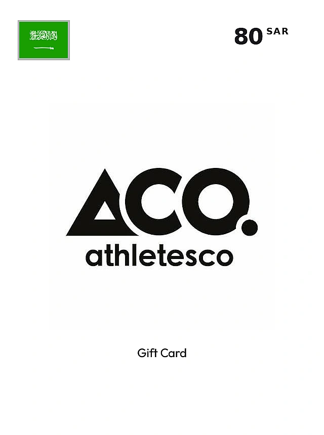 ATHLETE'S CO Gift Card 80 SAR SAUDI ARABIA