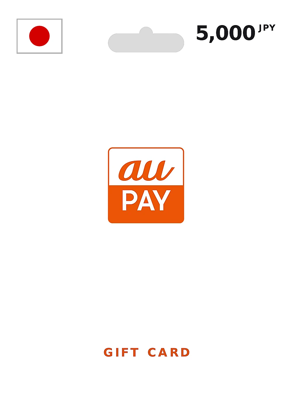 AU Pay Gift Card 5000 JPY JAPAN