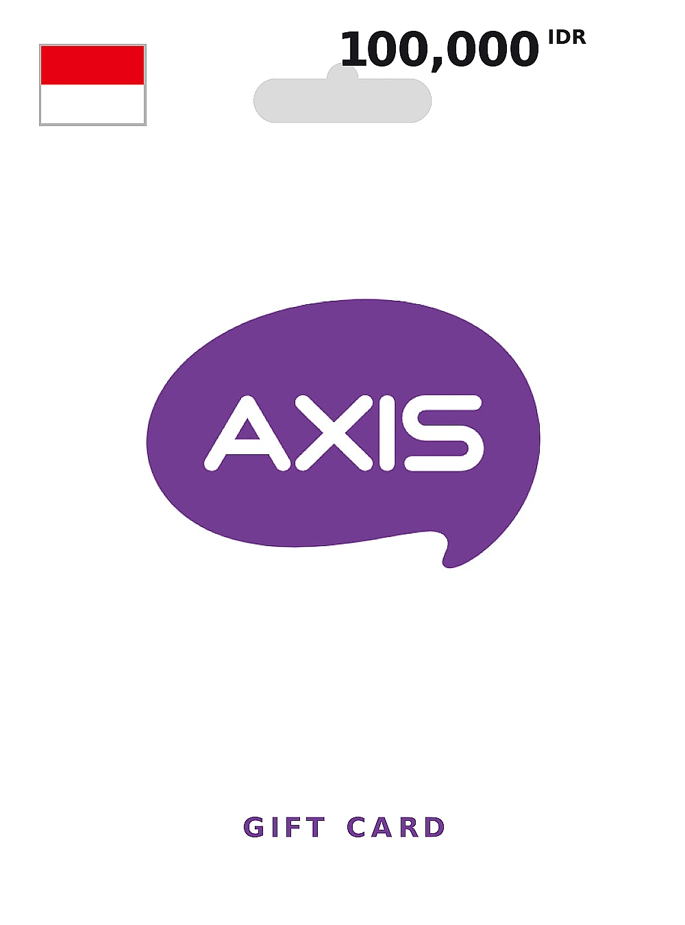 AXIATA AXIS Gift Card 100000 IDR INDONESIA
