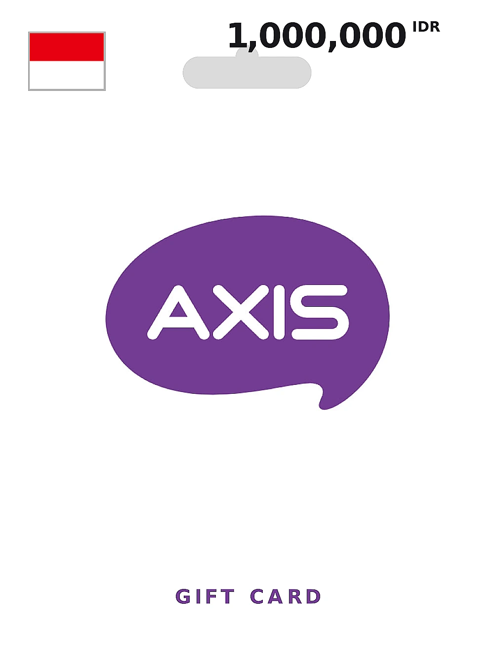 AXIATA AXIS Gift Card 1000000 IDR INDONESIA