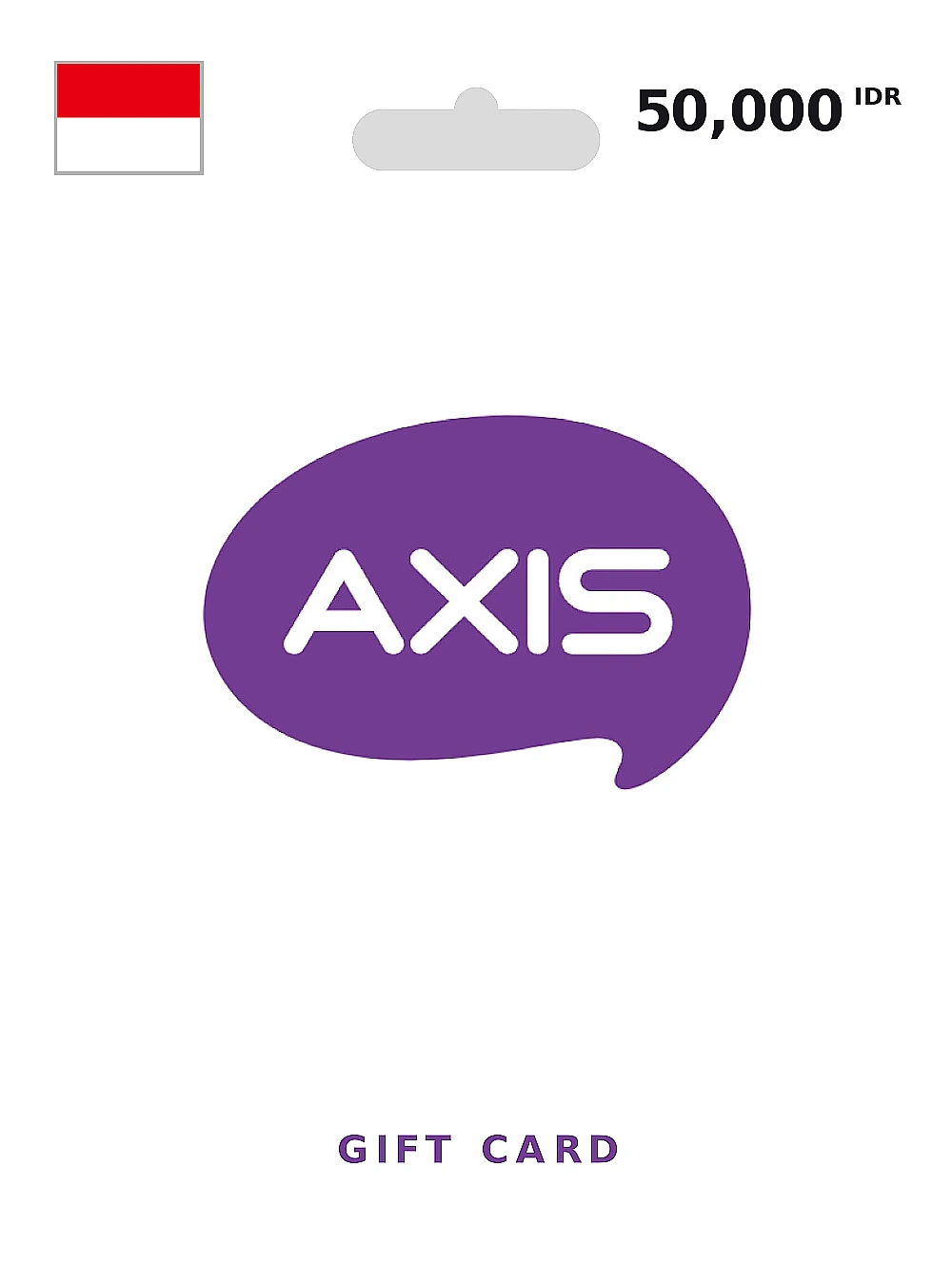 AXIATA AXIS Gift Card 50000 IDR INDONESIA