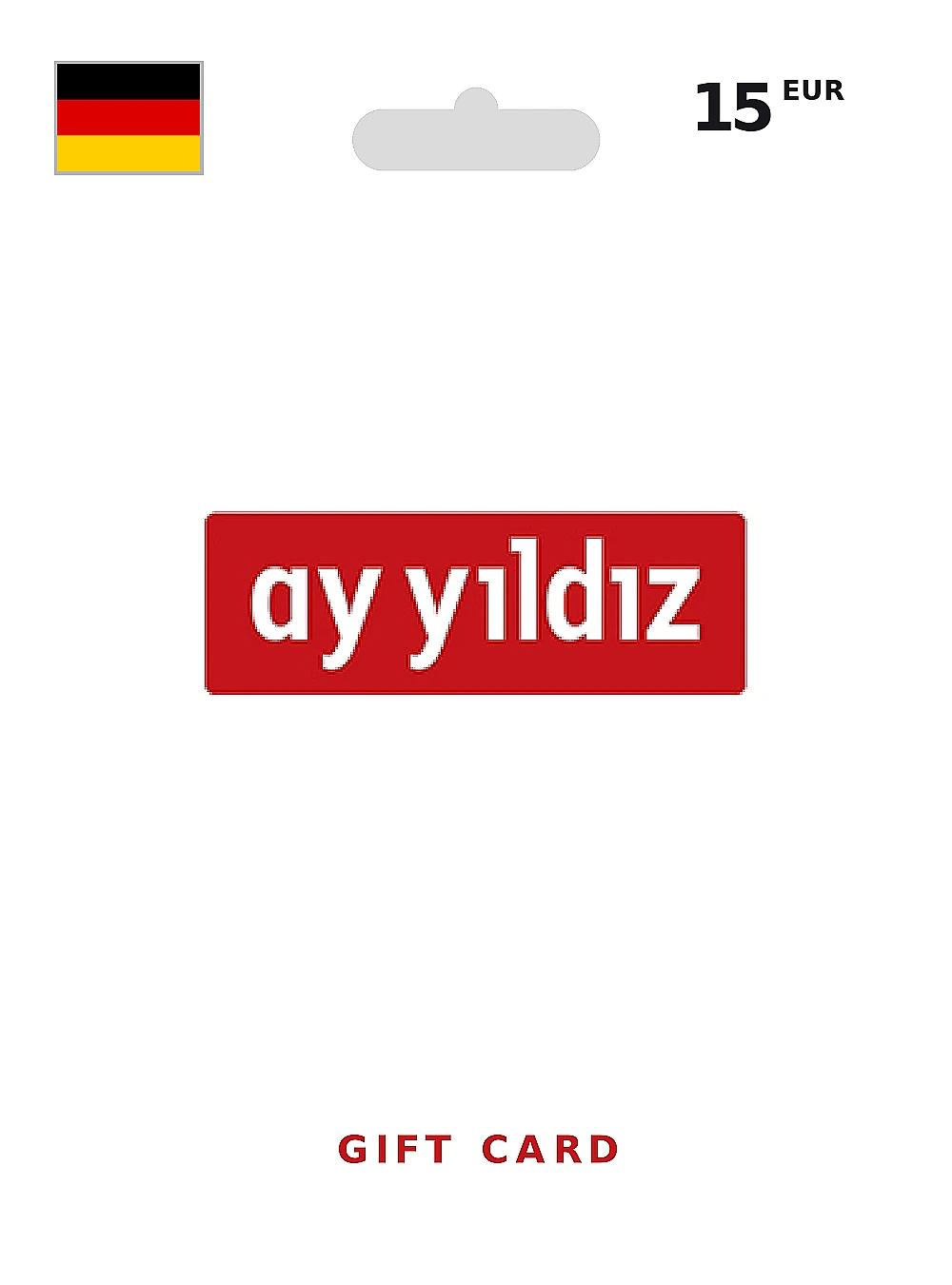 AY YILDIZ Gift Card 15 EUR GERMANY