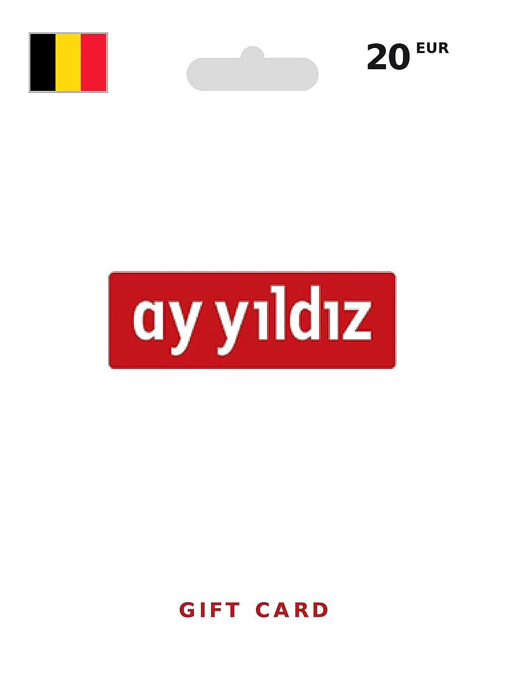 Ay Yildiz Gift Card 20 EUR BELGIUM