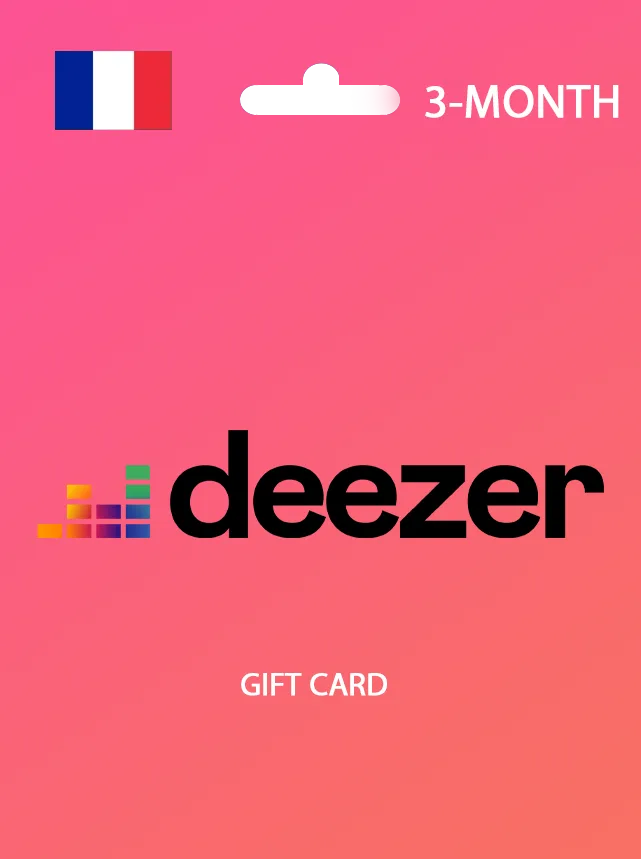 Deezer Premium Gift Card 3 Month FRANCE