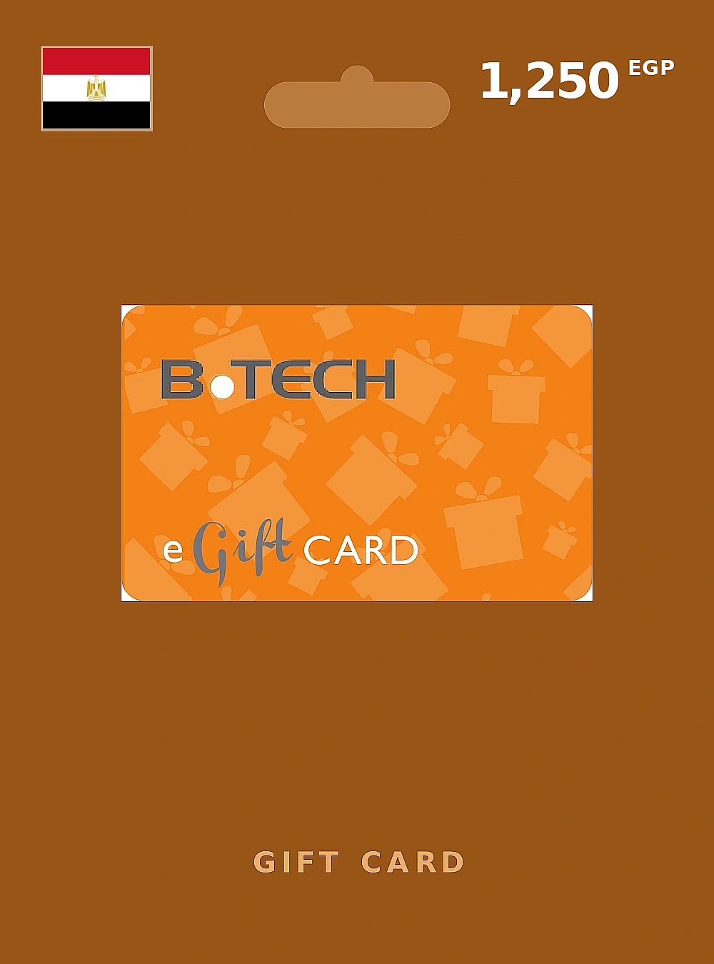 B-Tech Gift Card 1250 EGP EGYPT