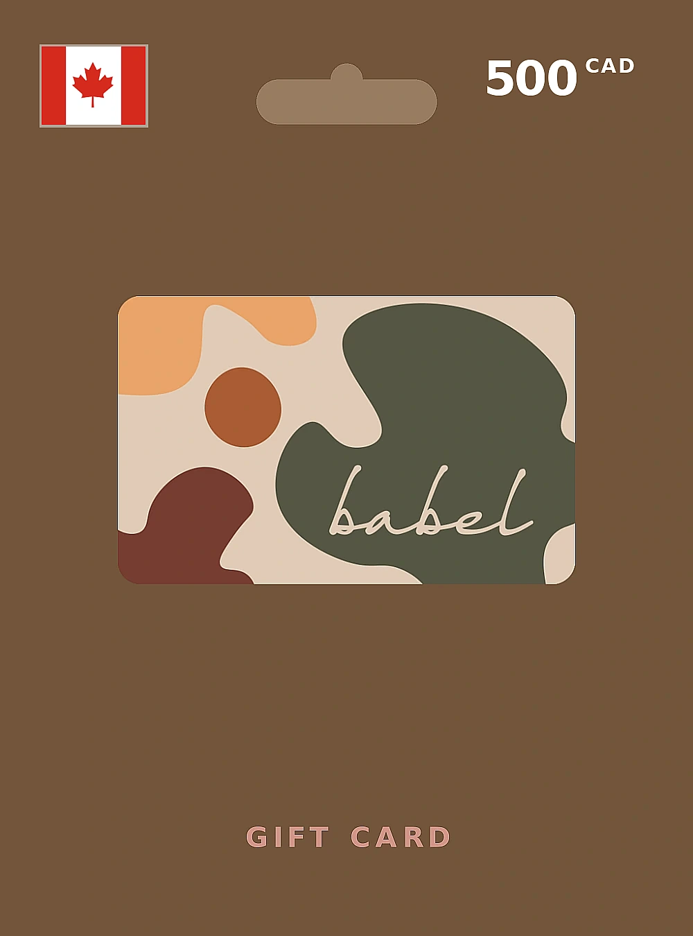 Babel Gift Card 500 CAD CANADA