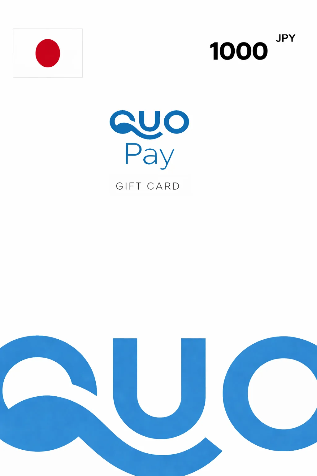 QUO PAY Voucher 1000 JPY JAPAN