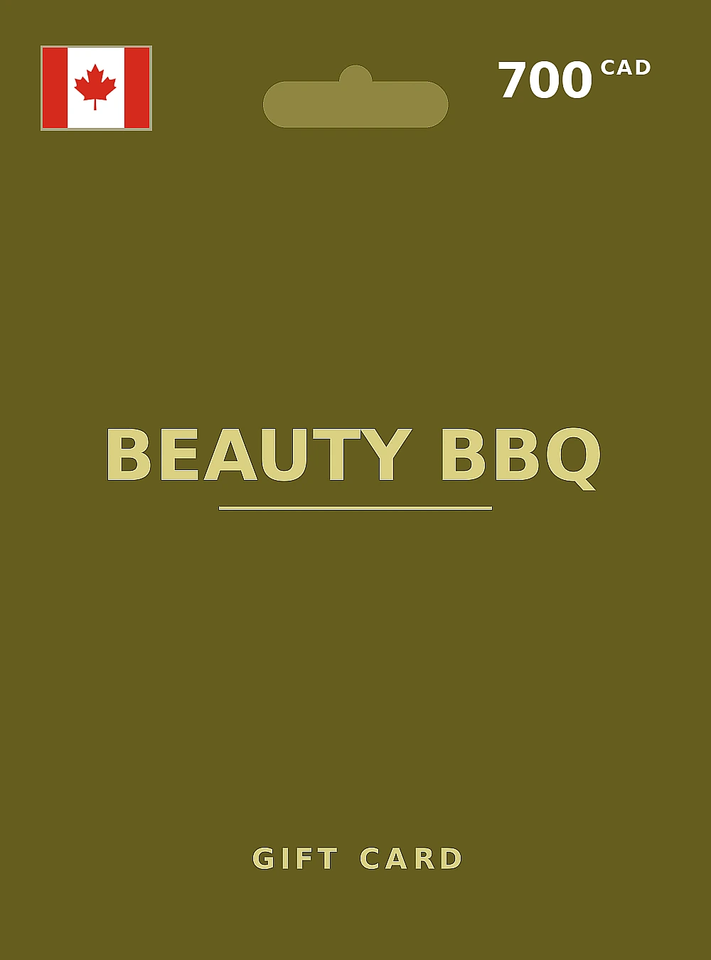 Beauty BBQ Gift Card 700 CAD CANADA