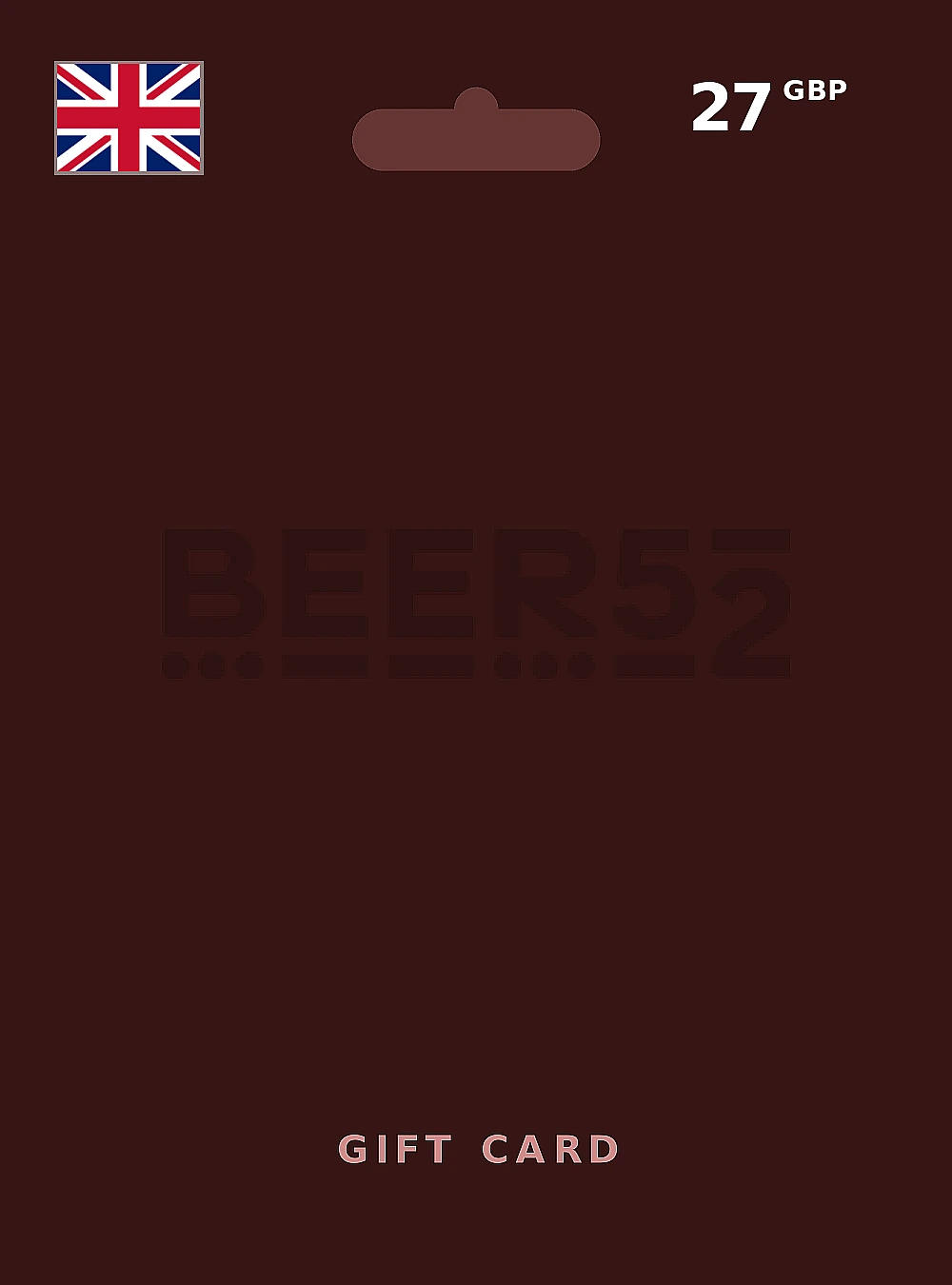 Beer52 Gift Card 27 GBP UNITED KINGDOM