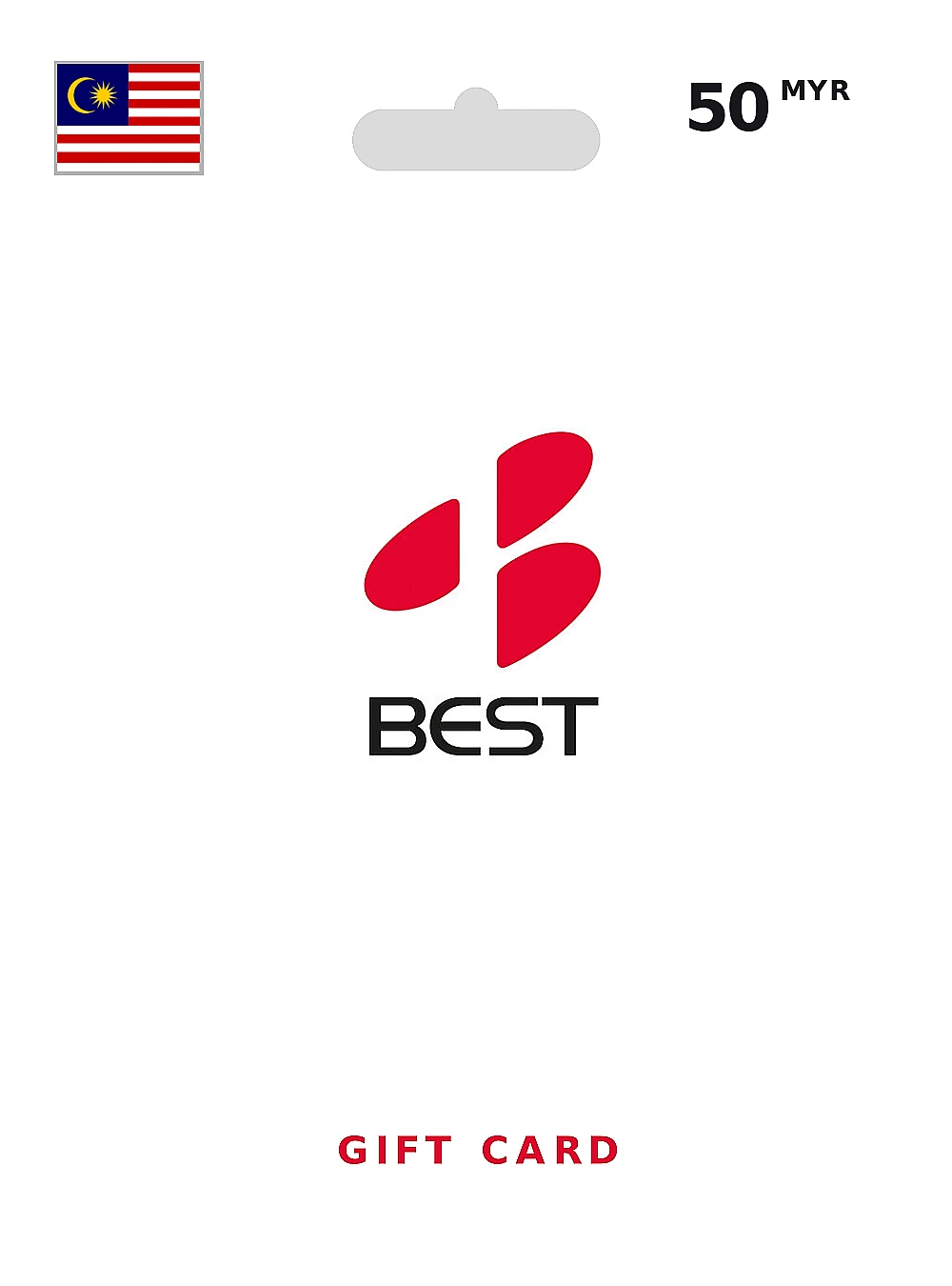 Best Denki Gift Card 50 MYR MALAYSIA