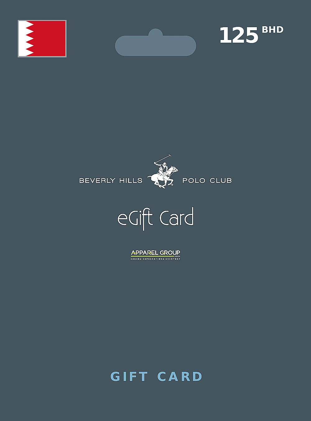 Beverly Hills Polo Club Gift Card 125 BHD BAHRAIN