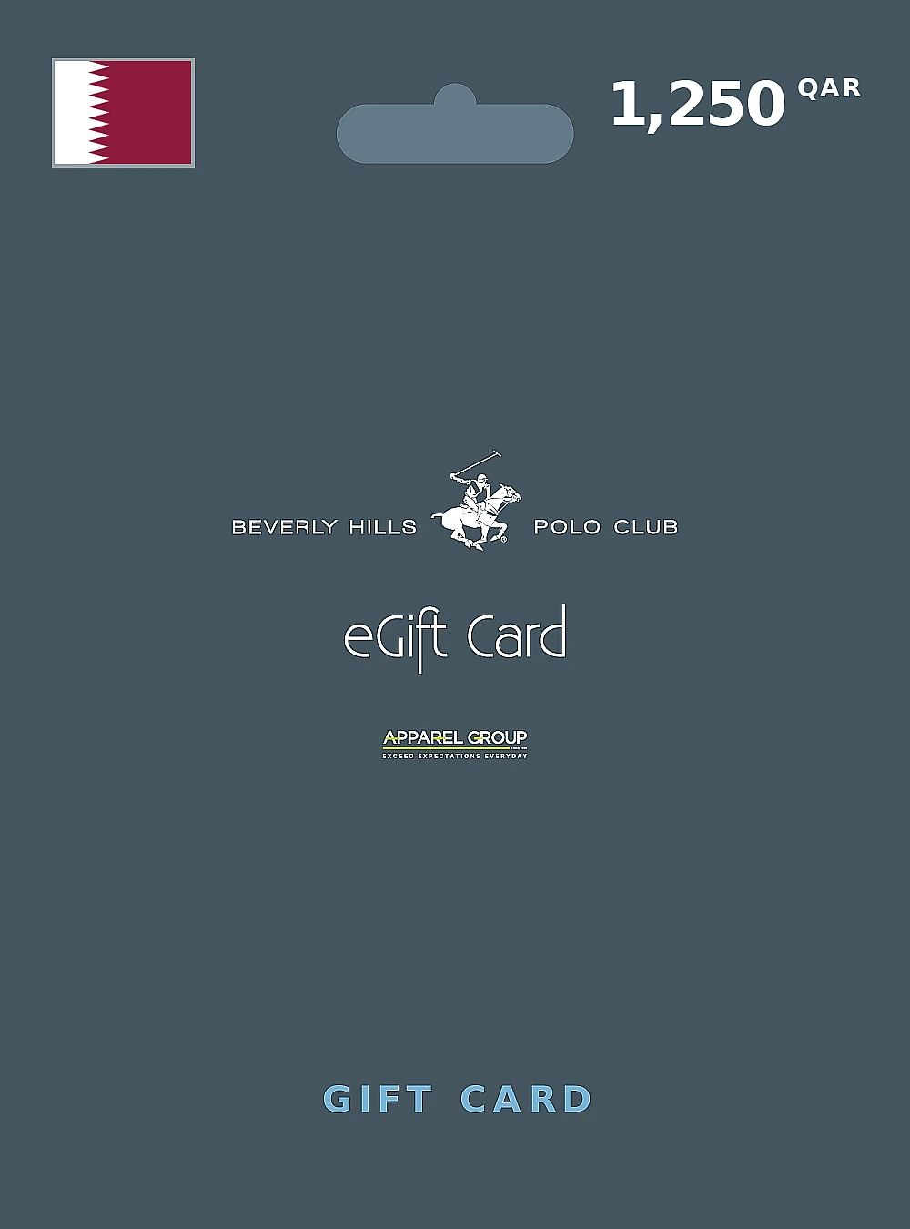 Beverly Hills Polo Club Gift Card 1250 QAR QATAR