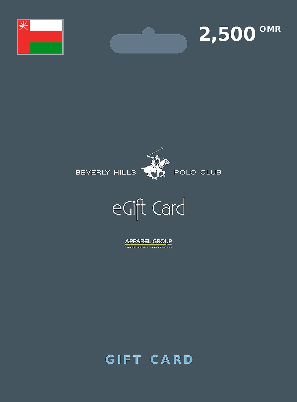 Beverly Hills Polo Club Gift Card 2500 OMR OMAN