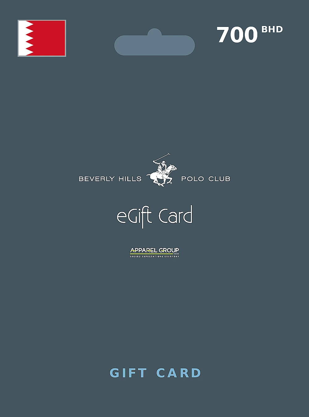 Beverly Hills Polo Club Gift Card 700 BHD BAHRAIN