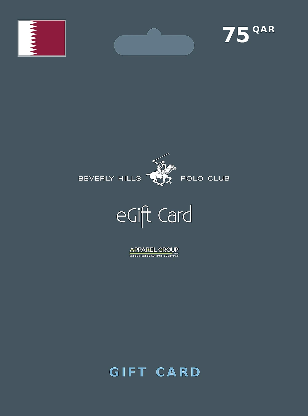 Beverly Hills Polo Club Gift Card 75 QAR QATAR