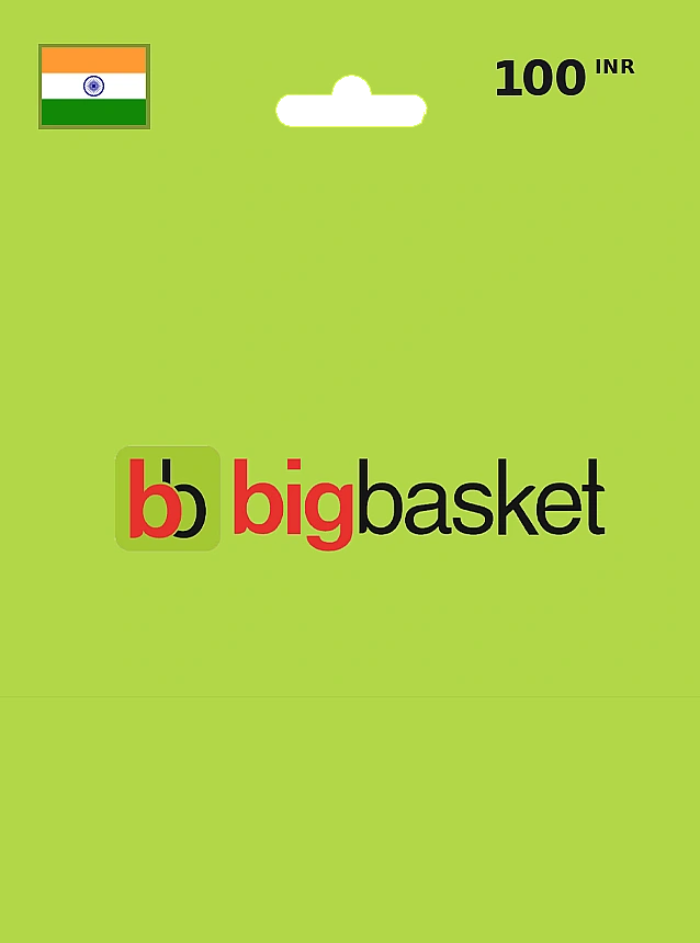 Bigbasket Gift Card 100 INR INDIA