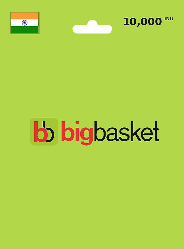 Bigbasket Gift Card 10000 INR INDIA