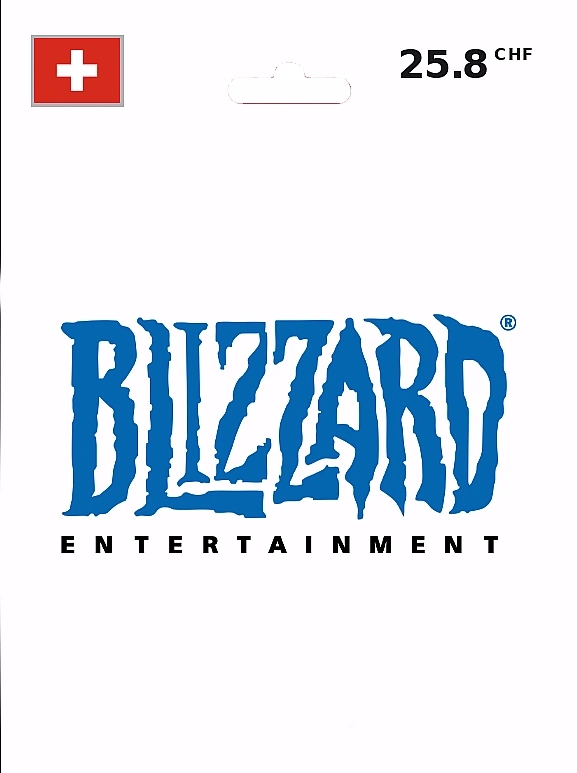 Blizzard (World of Warcraft) - 60 days gametime Gift Card 25 CHF SWITZERLAND