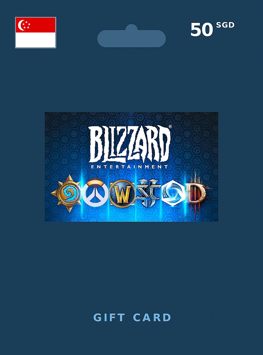 Blizzard (Battle.net) Gift Card 50 SGD SINGAPORE