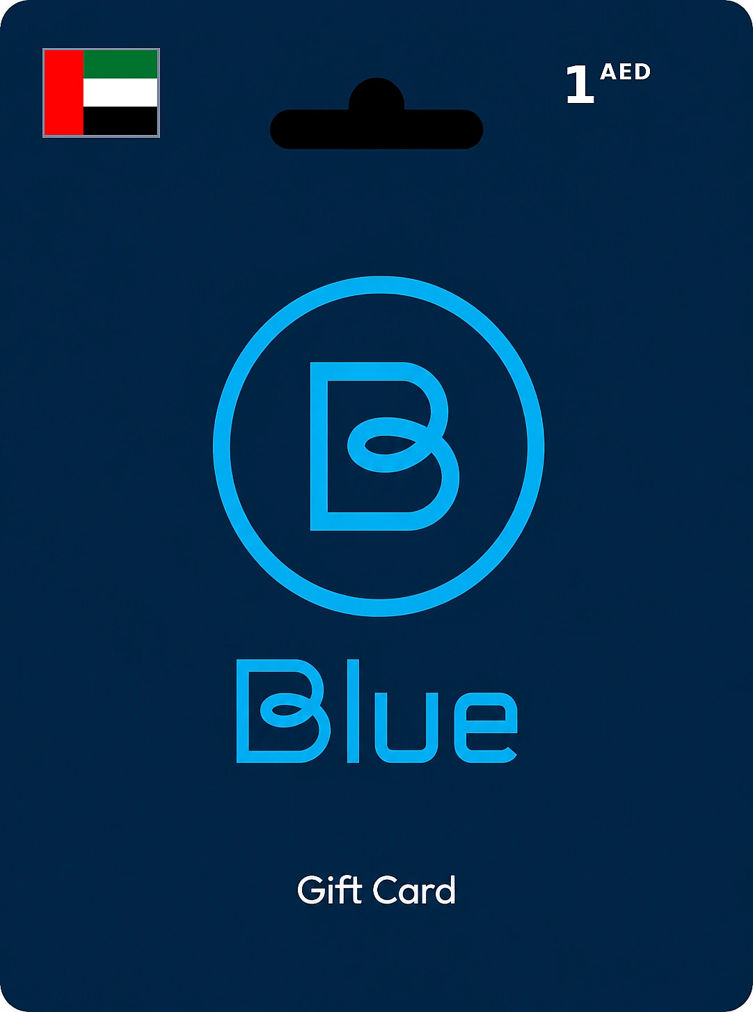Blue Prepaid Card Gift Card 1 AED UNITED ARAB EMIRATES