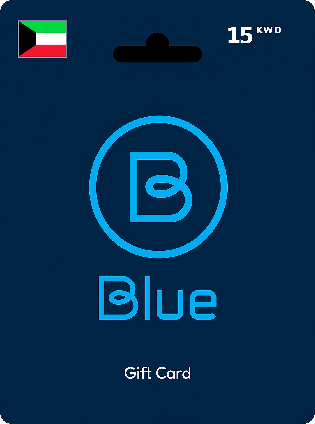 Blue Prepaid Gift Card 15 KWD KUWAIT