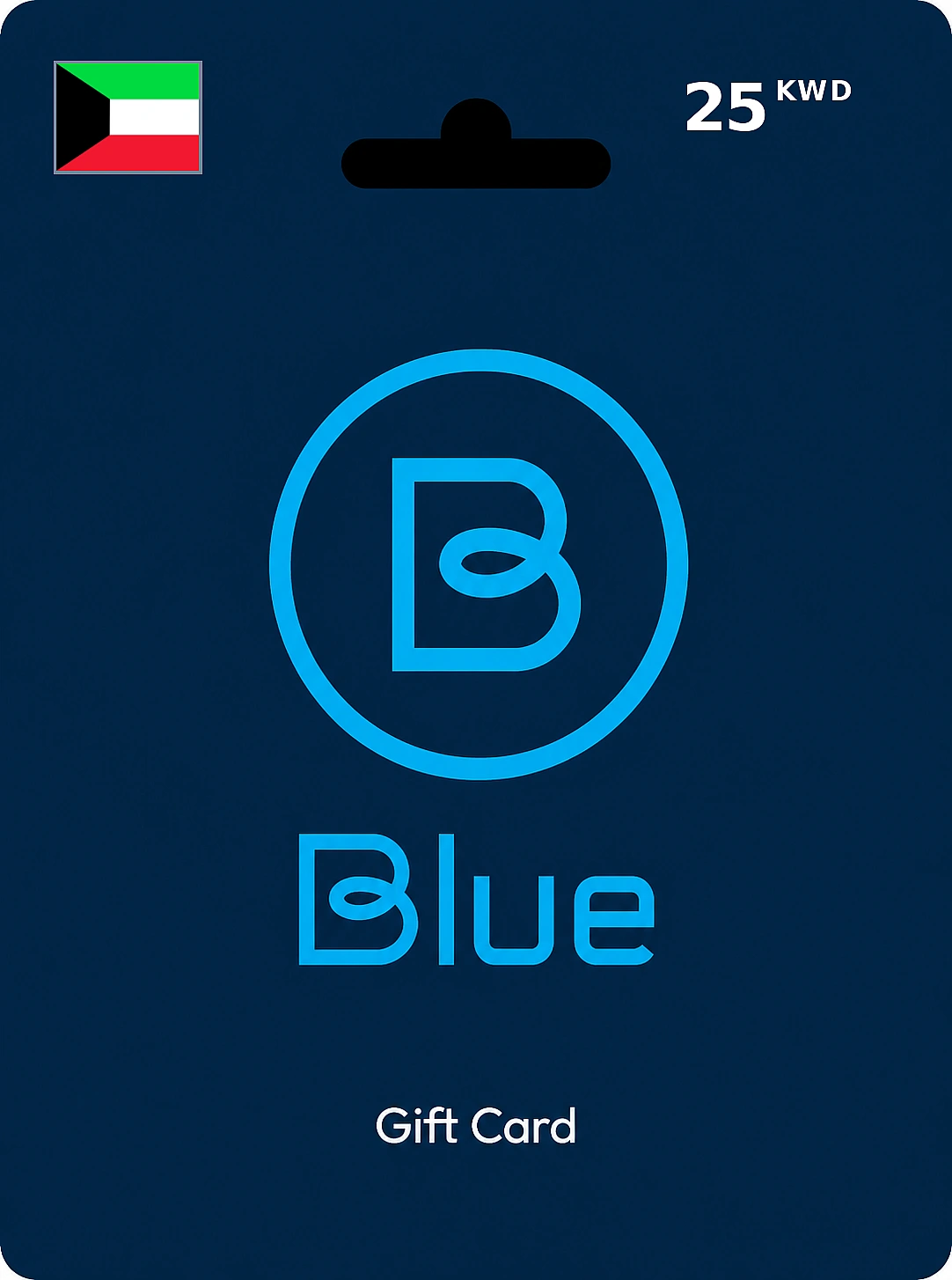 Blue Prepaid Gift Card 25 KWD KUWAIT