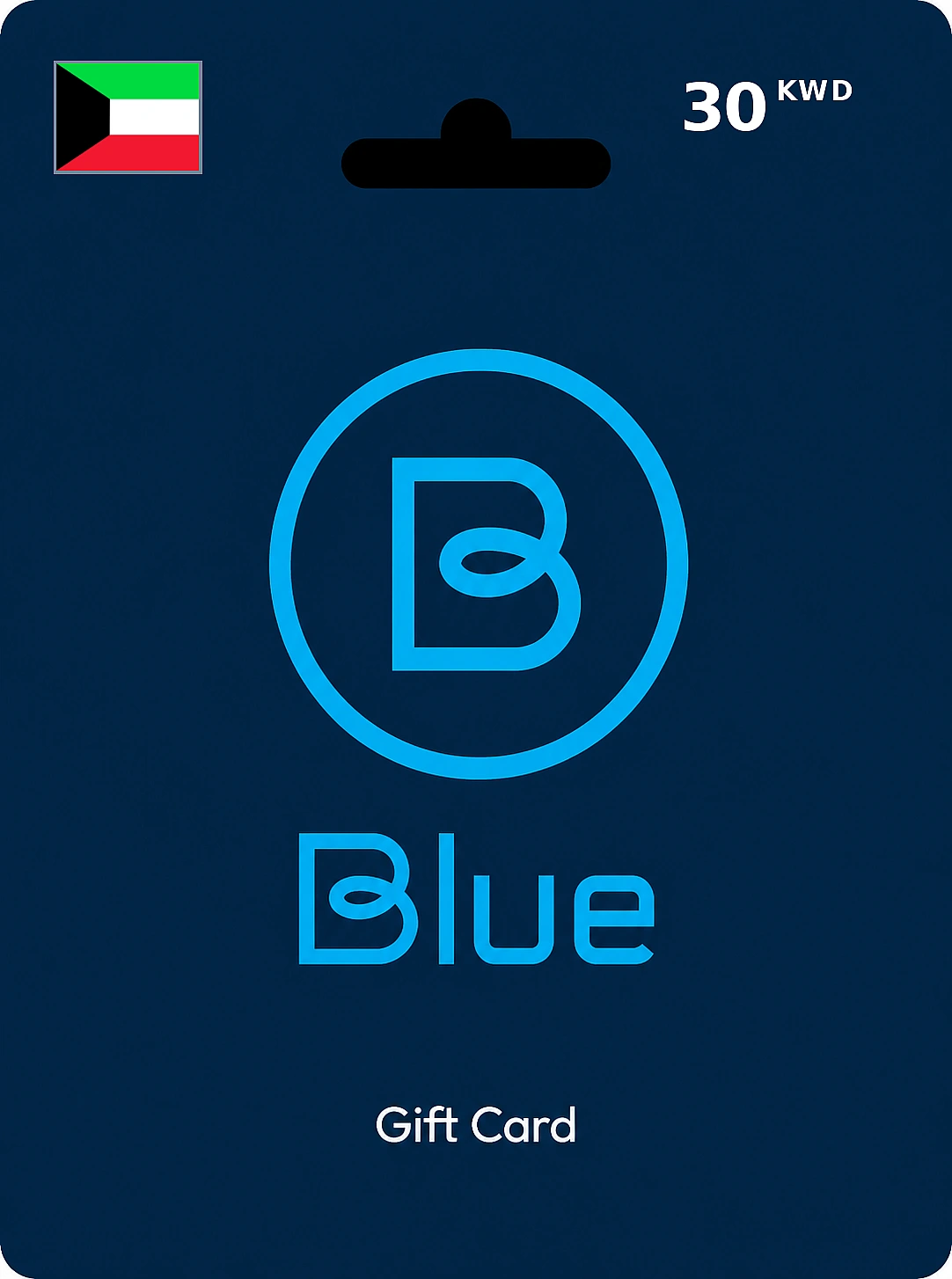 Blue Prepaid Gift Card 30 KWD KUWAIT