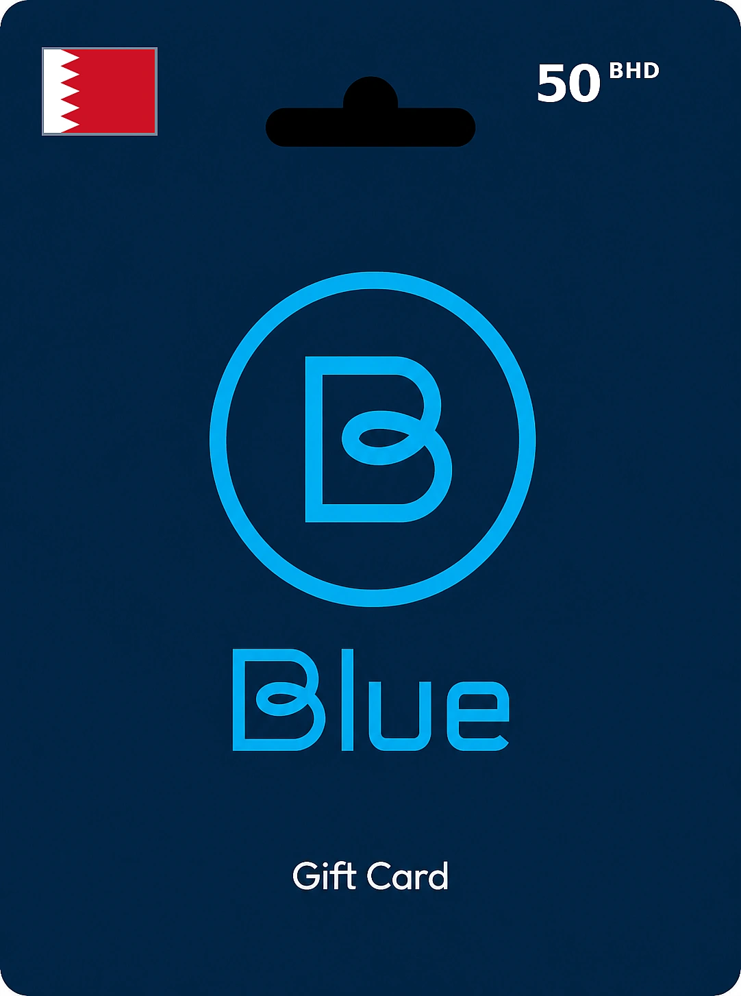 Blue Prepaid Gift Card 50 BHD BAHRAIN