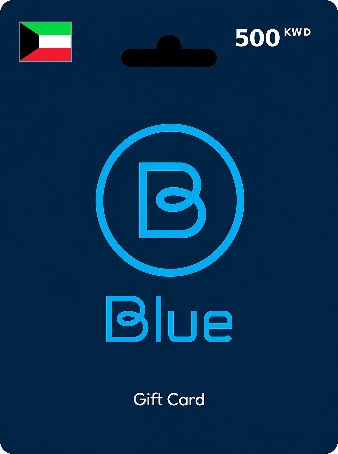 Blue Prepaid Gift Card 500 KWD KUWAIT