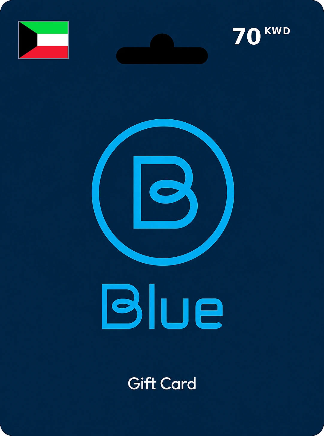 Blue Prepaid Gift Card 70 KWD KUWAIT