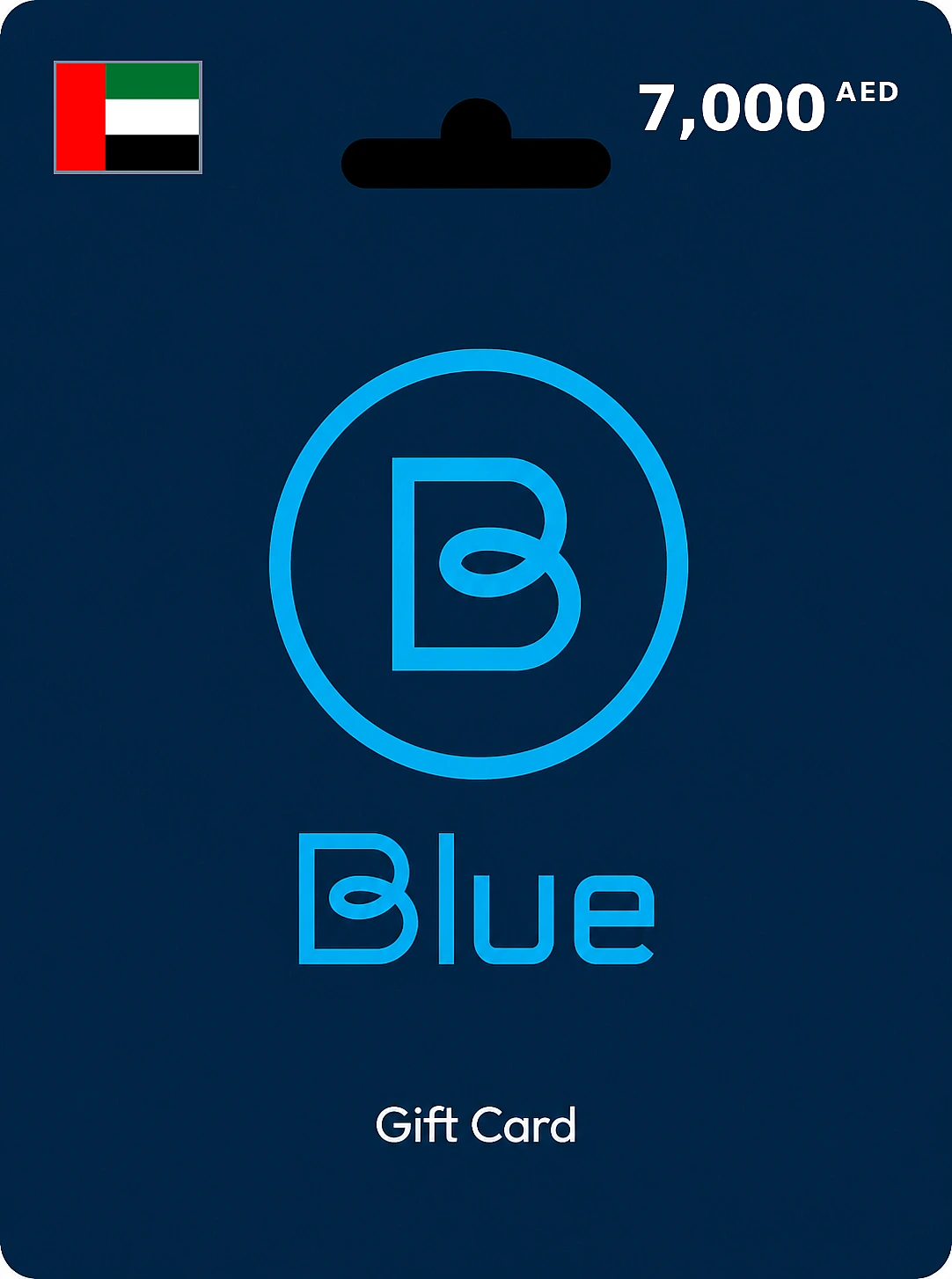 Blue Prepaid Card Gift Card 7000 AED UNITED ARAB EMIRATES