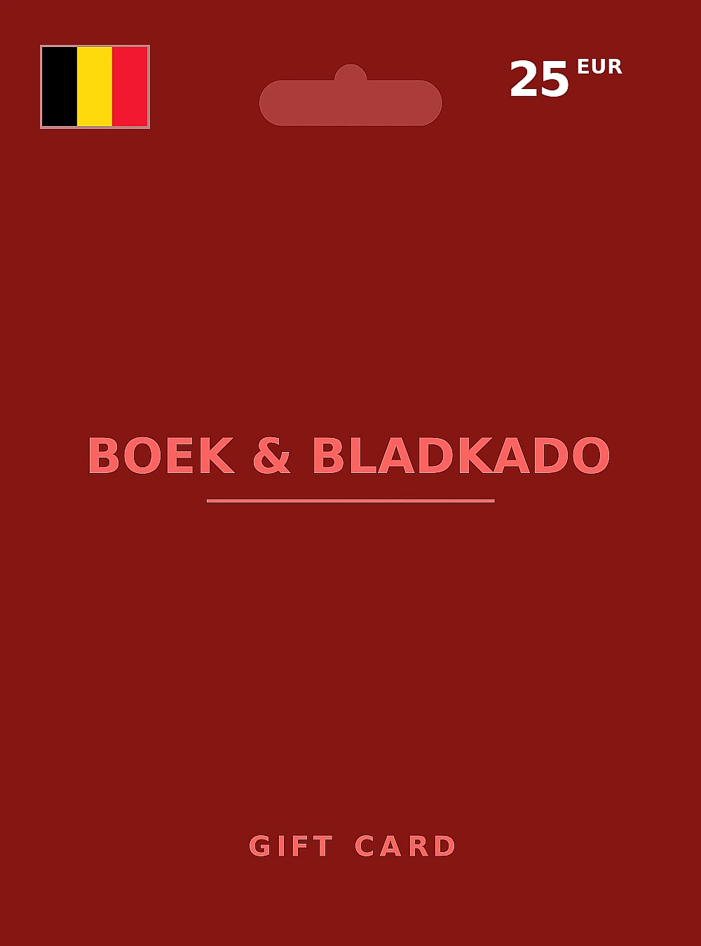 Boek & Bladkado Gift Card 25 EUR BELGIUM