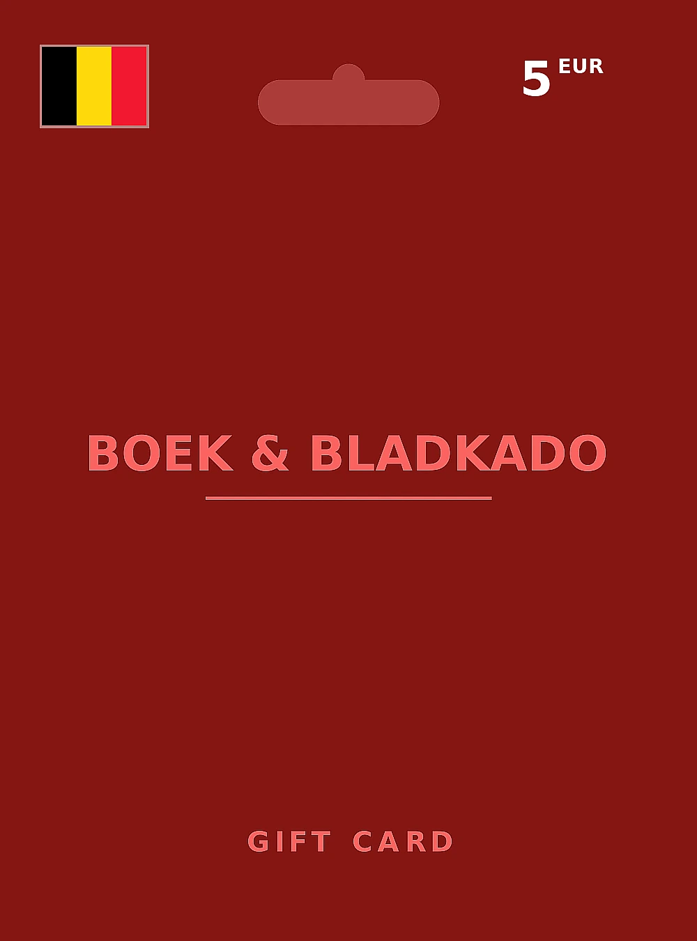 Boek & Bladkado Gift Card 5 EUR BELGIUM