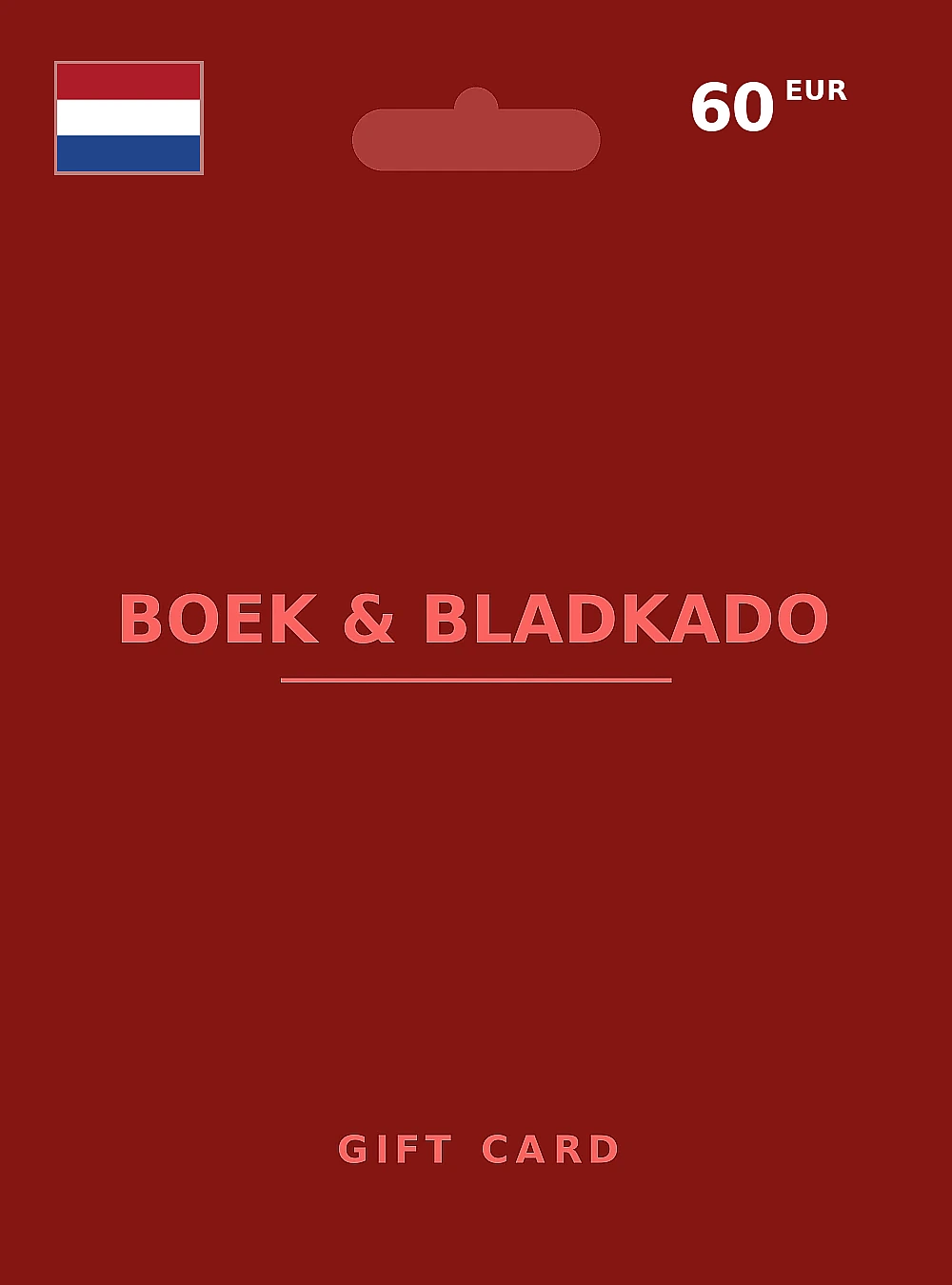 Boek & Bladkado Gift Card 60 EUR NETHERLANDS