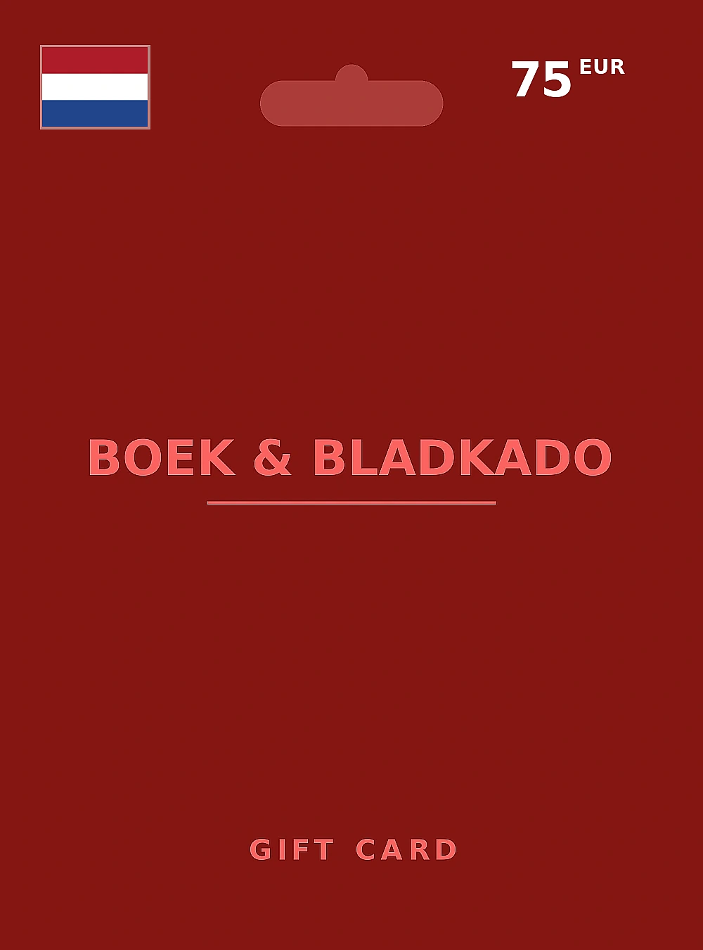 Boek & Bladkado Gift Card 75 EUR NETHERLANDS